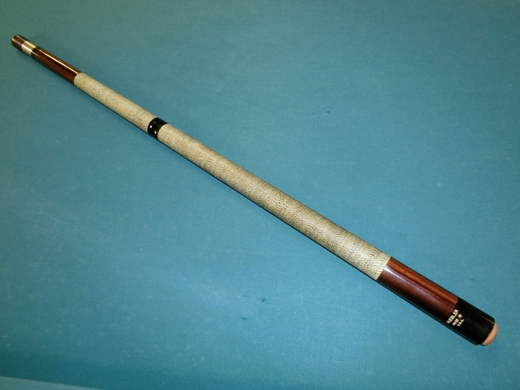 ビリヤード　custom cue huebler